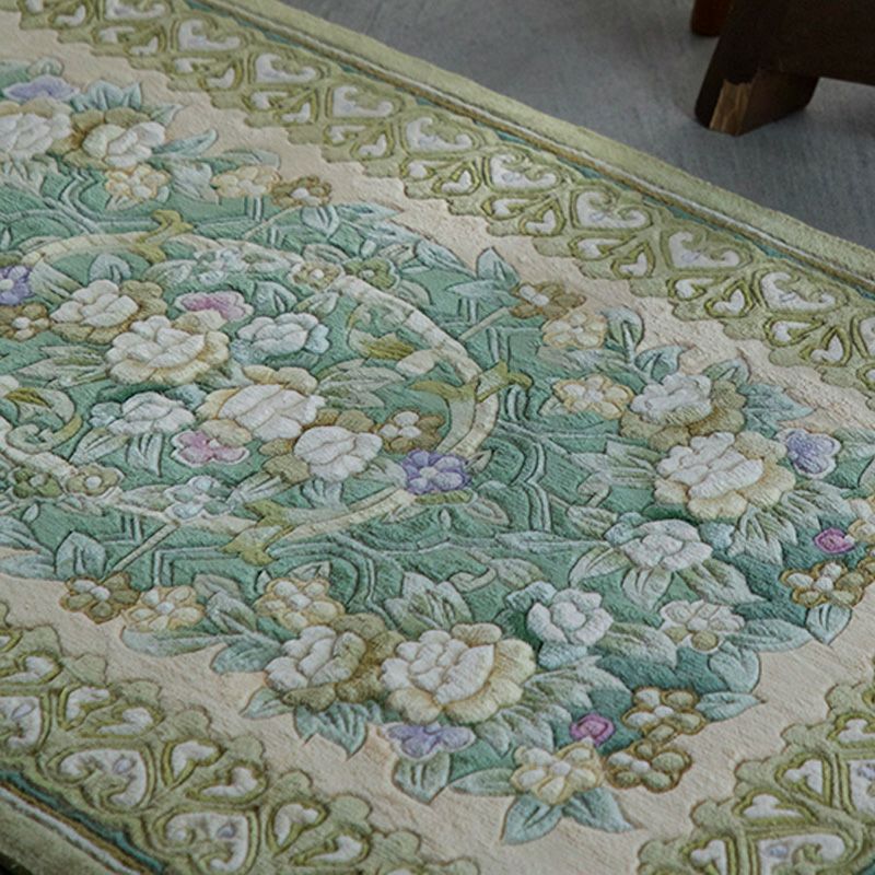 120段 中国緞通 マット 「手織りシルク緞通」 | Happy Rug Market